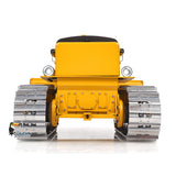 Metal 1/14 RC Hydraulic Bulldozer D7 Remote Control Dozer Model Engineering Vehicle Flysky Radio Light Sound System Battery