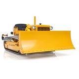 Metal 1/14 RC Hydraulic Bulldozer D7 Remote Control Dozer Model Engineering Vehicle Flysky Radio Light Sound System Battery