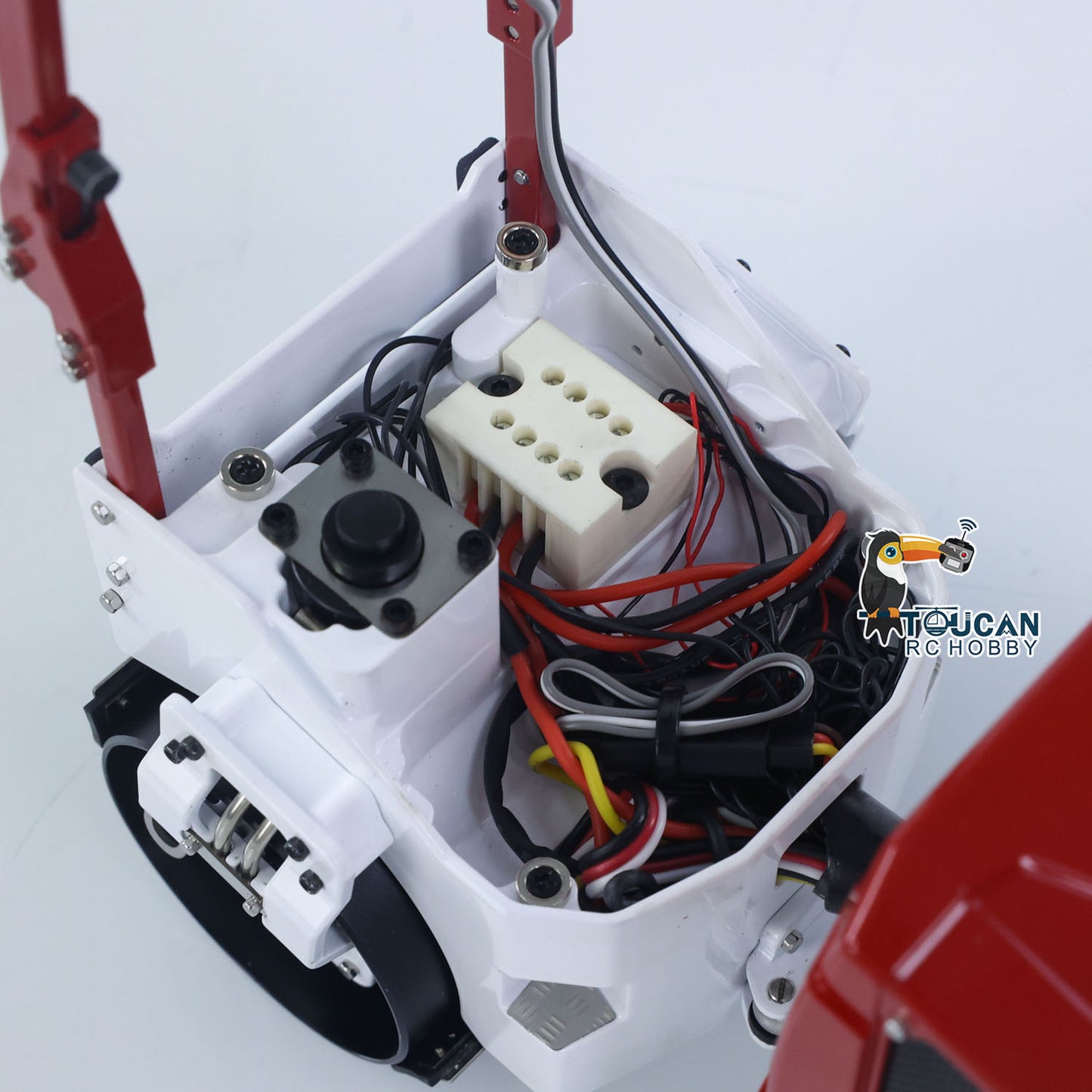 In Stock BW120AD 1/14 Metal Radio Controlled Road Roller Mini RC Construction Vehicle Finished Model Brushed ESC Battery Flysky ST8 Radio