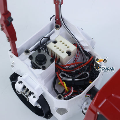 In Stock BW120AD 1/14 Metal Radio Controlled Road Roller Mini RC Construction Vehicle Finished Model Brushed ESC Battery Flysky ST8 Radio