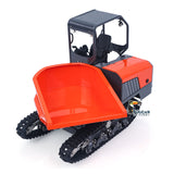 LESU Metal 1/14 Hydraulic Remote Control Tracked Dumper KC300HR-5 RC Tipper Model Light Sound System FlySky Radio Battery