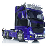 Toucanrc 1/14 Scale 3Axles RC Tractor Truck 6x4 W/ Motor ESC Servo Light Sound for Painted Assembled Car Model