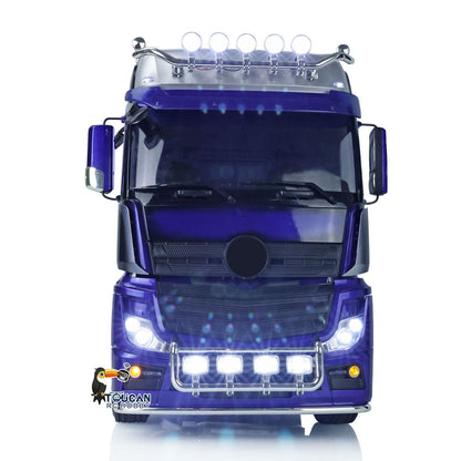TOUCAN RC HOBBY  3Axles 6x4 1/14 Scale RC Tractor Truck W/ Motor Sound Light Radio Battery for Remote Control Car RTR Model