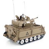 1/16 Tongde Remote Control Tank M2412-A M113A1 MRV Infrared Barrel Recoil Fire Flashing 320 Turret Rotation Metal Drive Gearbox