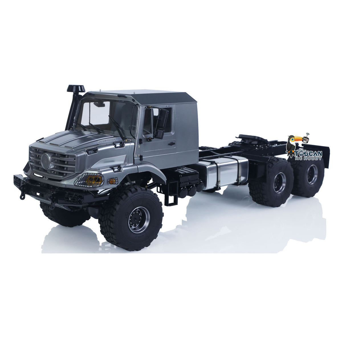 JDM-218A 1/14 6X6 Ferngesteuerter Sattelzug RC Modellfahrzeug 2-Gang-Getriebe Hobbywing 1060 Gebürsteter 540-Motor Keine Batterie
