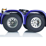 Toucanrc 3Axles 6x4 1/14 Scale RC Tractor Truck W/ Motor Sound Light Radio Battery for Remote Control Car RTR Model