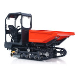 LESU Metal 1/14 Hydraulic Remote Control Tracked Dumper KC300HR-5 RC Tipper Model Light Sound System FlySky Radio Battery