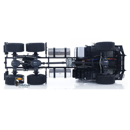 JDM-218A 1/14 6X6 Ferngesteuerter Sattelzug RC Modellfahrzeug 2-Gang-Getriebe Hobbywing 1060 Gebürsteter 540-Motor Keine Batterie