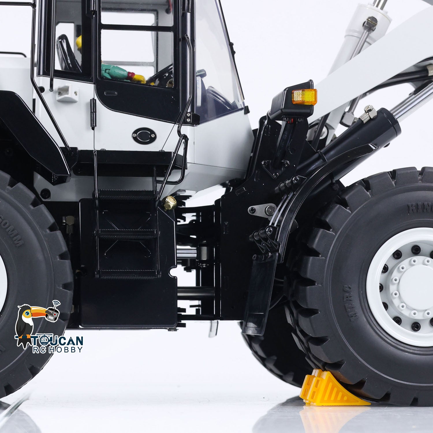 Signage Remote Loader 1/14 RC Metal Hydraulic Loader WA480 Remote Control Construction Heavy ...