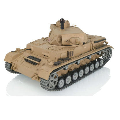 Henglong 1/16 TK7.0 Promotion German Panzer IV F RTR RC Tank 3858 360 Degrees Turret Smoke IR BB Metal Tracks Sprockets Idlers Road Wheels Gearbox Tracks