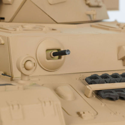 Henglong 1/16 TK7.0 Promotion German Panzer IV F RTR RC Tank 3858 360 Degrees Turret Smoke IR BB Metal Tracks Sprockets Idlers Road Wheels Gearbox Tracks