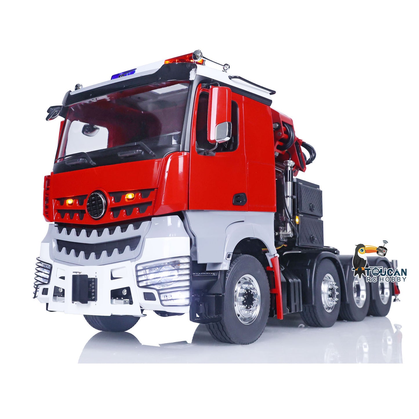 TOUCAN 1/14 RC Traktor LKW Fernbedienung Hydraulische Kran Autos 8x8 Heavy Metal Chassis für Tamiya 1851 3363