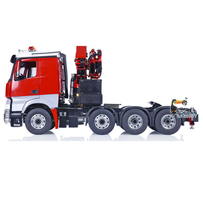 TOUCAN 1/14 RC Traktor LKW Fernbedienung Hydraulische Kran Autos 8x8 Heavy Metal Chassis für Tamiya 1851 3363