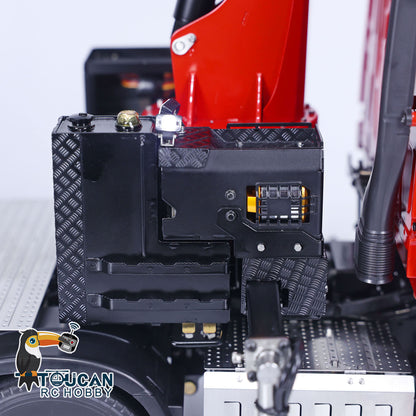 TOUCAN 1/14 RC Traktor LKW Fernbedienung Hydraulische Kran Autos 8x8 Heavy Metal Chassis für Tamiya 1851 3363