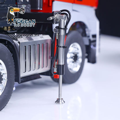 TOUCAN 1/14 RC Traktor LKW Fernbedienung Hydraulische Kran Autos 8x8 Heavy Metal Chassis für Tamiya 1851 3363