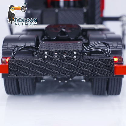 TOUCAN RC HOBBY 1/14 Metal 8x8 RC Crane Tractor Truck PNP/RTR 2-Speed Gearbox Differential Lock Hydraulic Support Legs Light Sound Front Hook 1851 3363 Chassis for Model Collectors