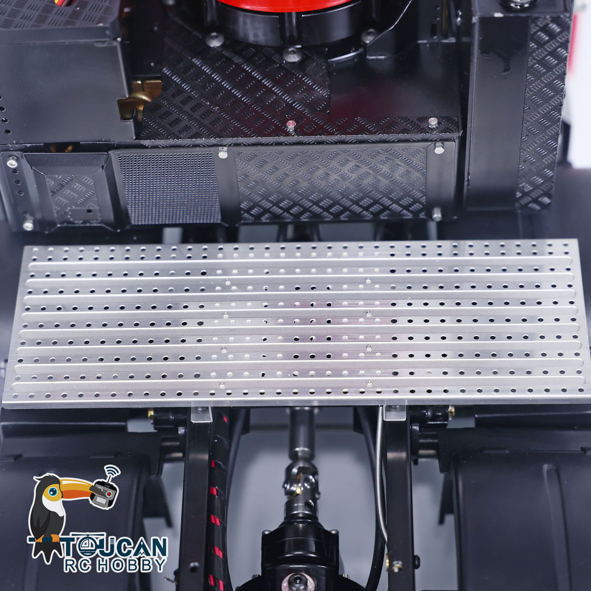 TOUCAN 1/14 RC Traktor LKW Fernbedienung Hydraulische Kran Autos 8x8 Heavy Metal Chassis für Tamiya 1851 3363