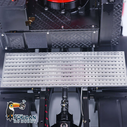 TOUCAN 1/14 RC Traktor LKW Fernbedienung Hydraulische Kran Autos 8x8 Heavy Metal Chassis für Tamiya 1851 3363