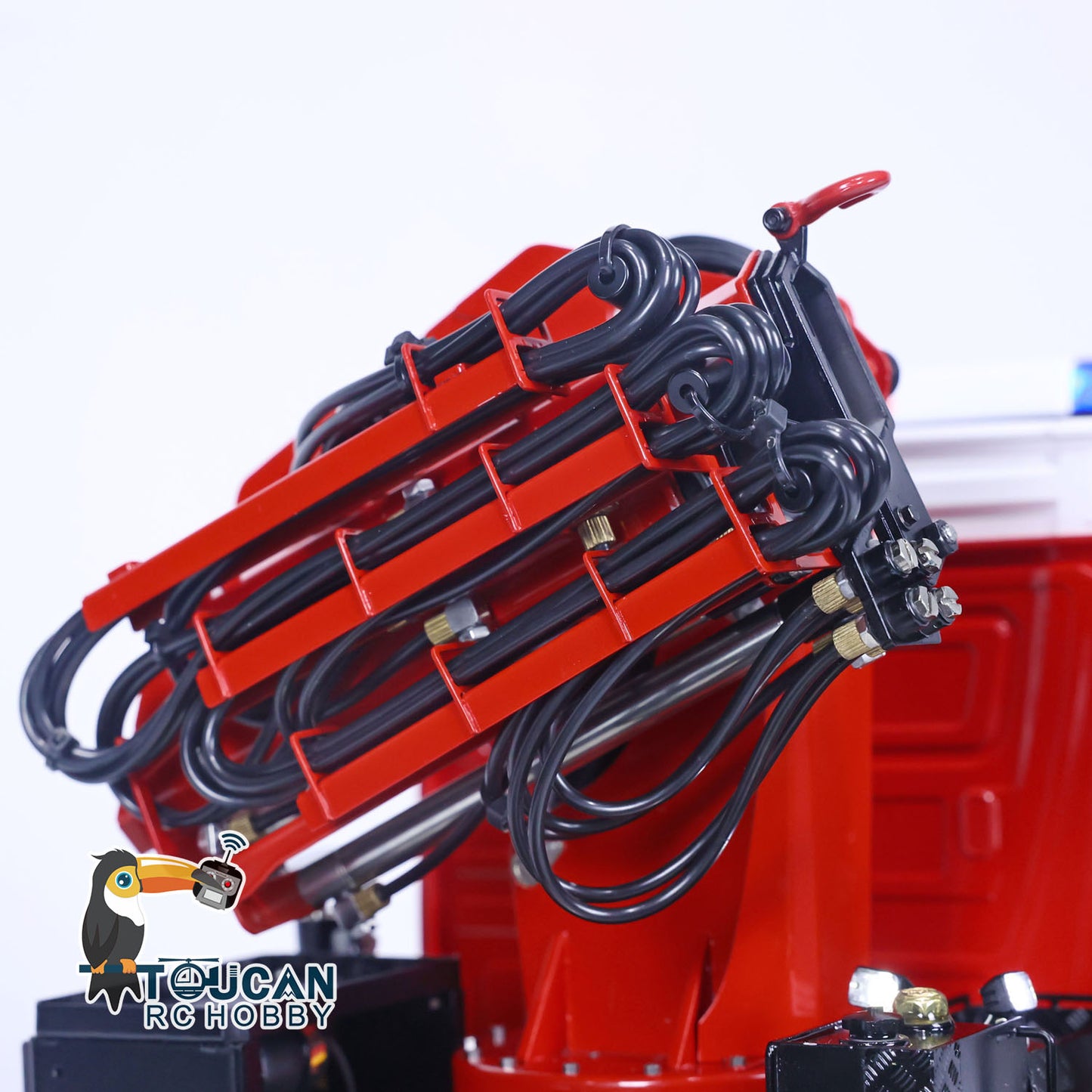 TOUCAN 1/14 RC Traktor LKW Fernbedienung Hydraulische Kran Autos 8x8 Heavy Metal Chassis für Tamiya 1851 3363