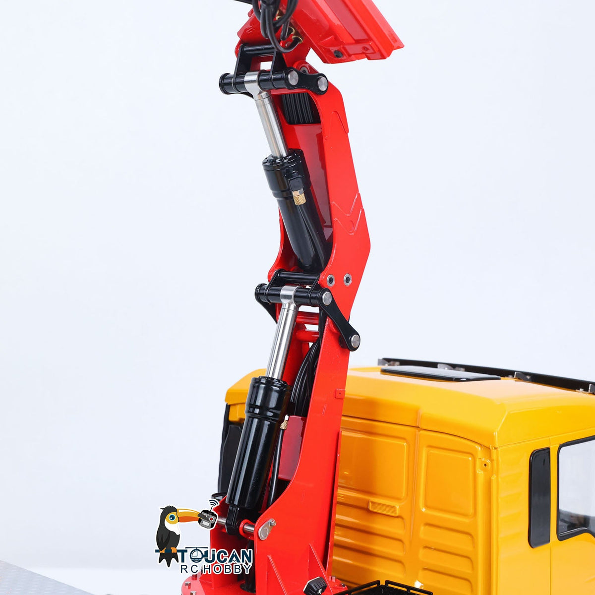TOUCAN RC HOBBY Big Discount! LESU 3363 1/14 8X8/6X6 Metal RC Hydraulic Crane Dumper Truck Axles Differential Locks 7CH Valve 6 Outriggers 3-speed Gearbox Light Sound for Adult