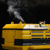 55KG! 1/12 Metal Remote Control Hydraulic Tracked Excavator 395F RC Digger 2830 Brushless Motor Dual Pump System Flysky Radio