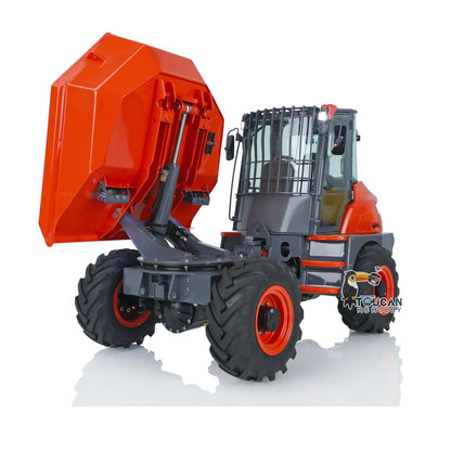 TOUCAN RC HOBBY LESU 1/14 Metal Painted RC Remote Controlled Hydraulic Articulated Dumpers AOUE 6MDX Ready To Run Motor ESC Light System