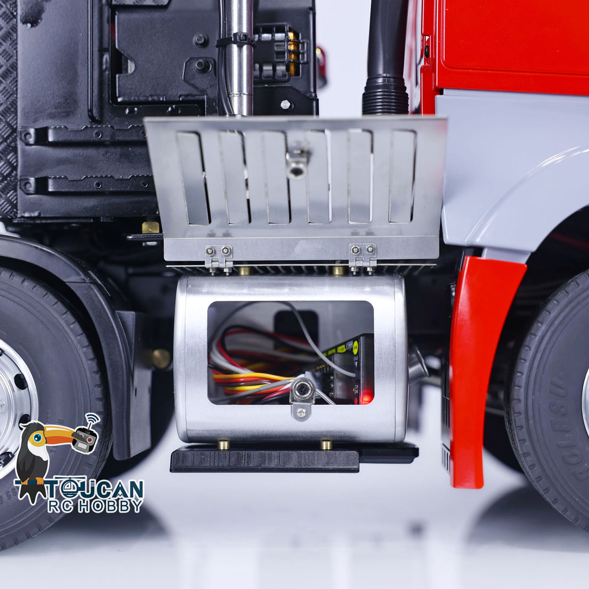 TOUCAN 1/14 RC Traktor LKW Fernbedienung Hydraulische Kran Autos 8x8 Heavy Metal Chassis für Tamiya 1851 3363