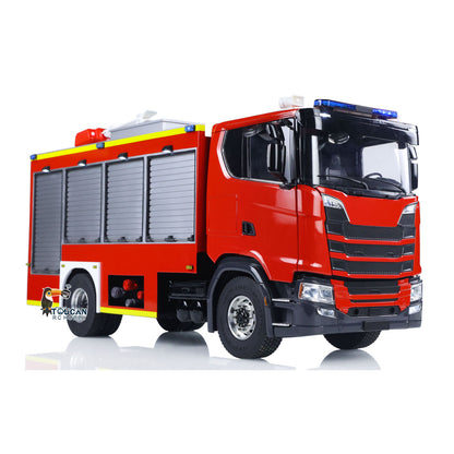 1/14 RTR Elektro-Modellauto 4X4 Metallachsen Getriebe Fernbedienung Feuerwehrfahrzeug BZ Flysky i6S Radio 2Speed Licht Sound