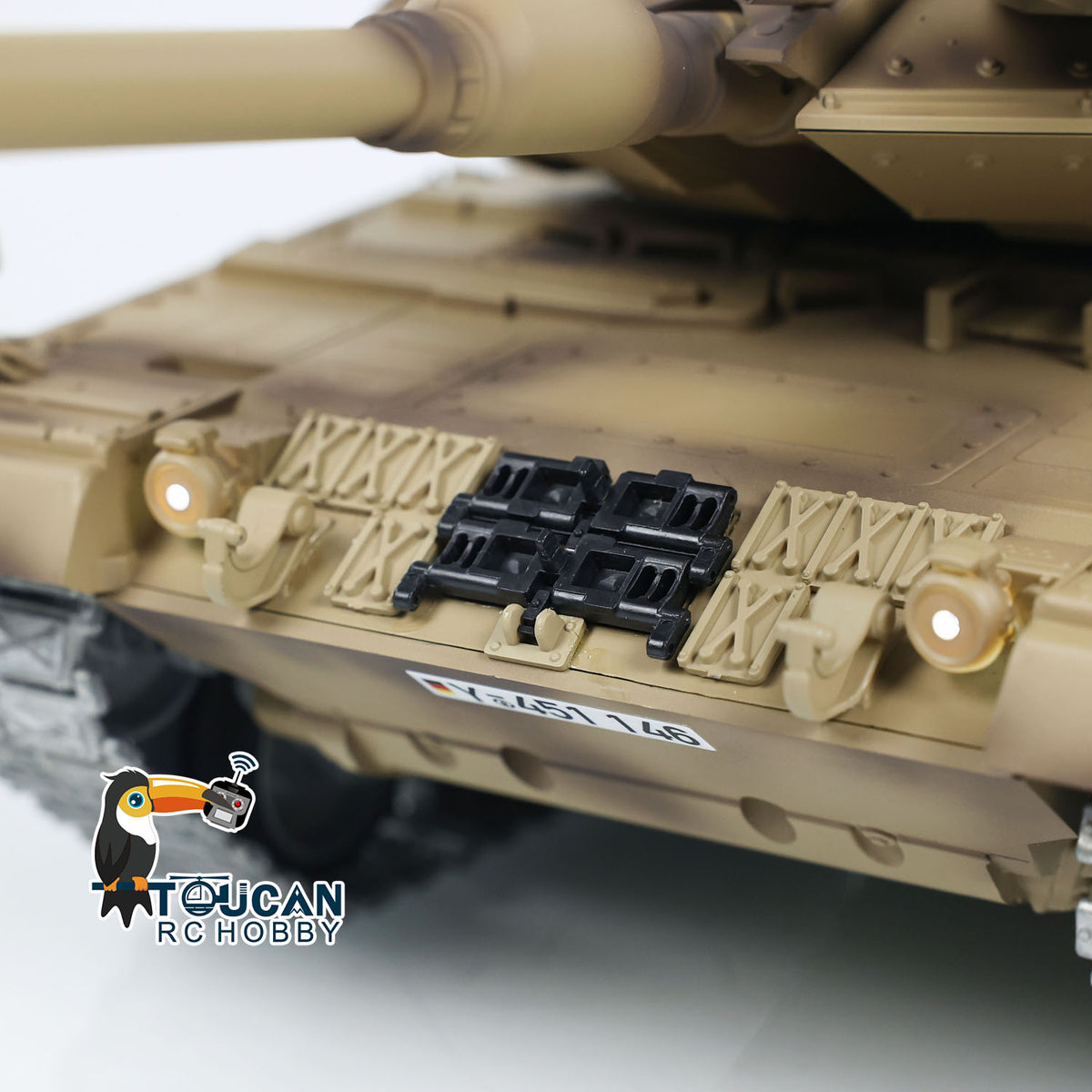 TD 1:16 RC Panzer Deutscher Leopard2A7 Fernbedienung Infrarot und BB Kampfpanzer Elektroauto Metallrad Elektropanzer Laufrückstoß