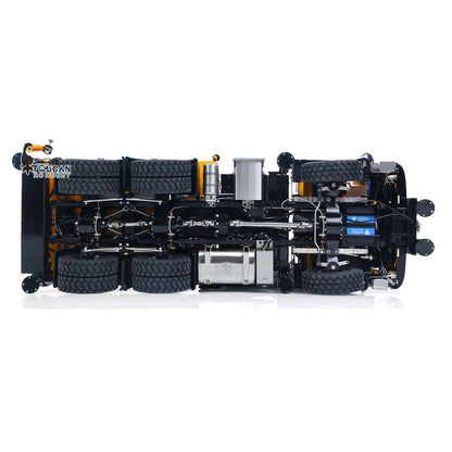 TOUCAN RC HOBBY Big Discount! LESU 3363 1/14 8X8/6X6 Metal RC Hydraulic Crane Dumper Truck Axles Differential Locks 7CH Valve 6 Outriggers 3-speed Gearbox Light Sound for Adult
