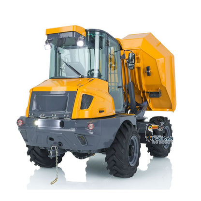 TOUCAN RC HOBBY LESU 1/14 Metal Painted RC Remote Controlled Hydraulic Articulated Dumpers AOUE 6MDX Ready To Run Motor ESC Light System