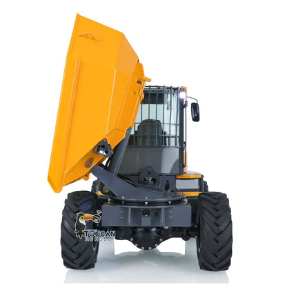 TOUCAN RC HOBBY LESU 1/14 Metal Painted RC Remote Controlled Hydraulic Articulated Dumpers AOUE 6MDX Ready To Run Motor ESC Light System