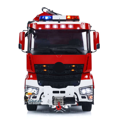 TOUCAN Lackierter 1/14 RC Hydraulikkran-LKW 8x8 Schwermetall-Chassis RTR Funksteuerung Traktor Auto Modell Fly Jib