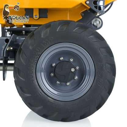 TOUCAN RC HOBBY LESU 1/14 4X4 Painted AOUE 6MDX Metal Articulated Remote Controlled Hydraulic Dumper Truck Tipper Car ESC PNP Motor