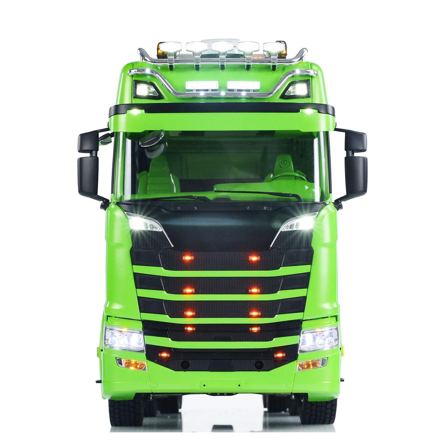 8x8 Metallchassis 1/14 RC Sattelzugmaschine 770S Funkfernsteuerung LKW ST8 Sender Batterie RTR Warnleuchten Scheinwerfer Magnetdach