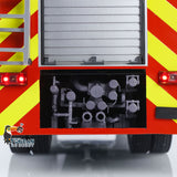 1/14 4X4 Metal Axles Remote Control Fire Fighting Vehicle BZ i6S Radio 2Speed Light Sound System No Battery Assembled Model PNP