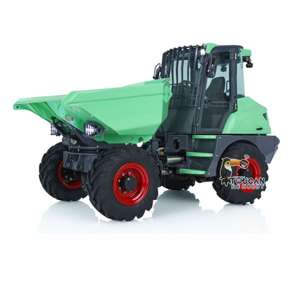 TOUCAN RC HOBBY LESU 1/14 Metal Painted RC Remote Controlled Hydraulic Articulated Dumpers AOUE 6MDX Ready To Run Motor ESC Light System