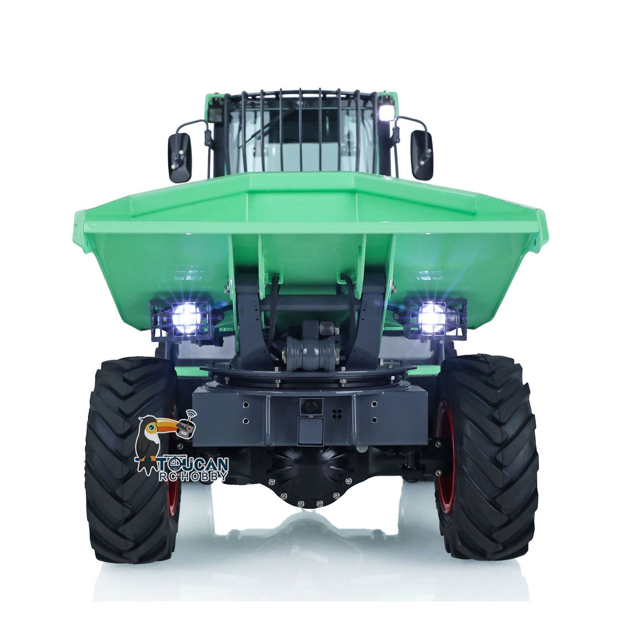 TOUCAN RC HOBBY LESU 1/14 4X4 Painted AOUE 6MDX Metal Articulated Remote Controlled Hydraulic Dumper Truck Tipper Car ESC PNP Motor