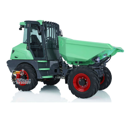 TOUCAN RC HOBBY LESU 1/14 Metal Painted RC Remote Controlled Hydraulic Articulated Dumpers AOUE 6MDX Ready To Run Motor ESC Light System