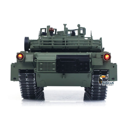 IN Stock TOUCAN 1/16 Metal RC Remote Control Tank 3918 Abrams M1A2 TUSK II Dual Flow Gearbox 360 Turret Rotary Infrared Combat Barrel Recoil FPV Battery