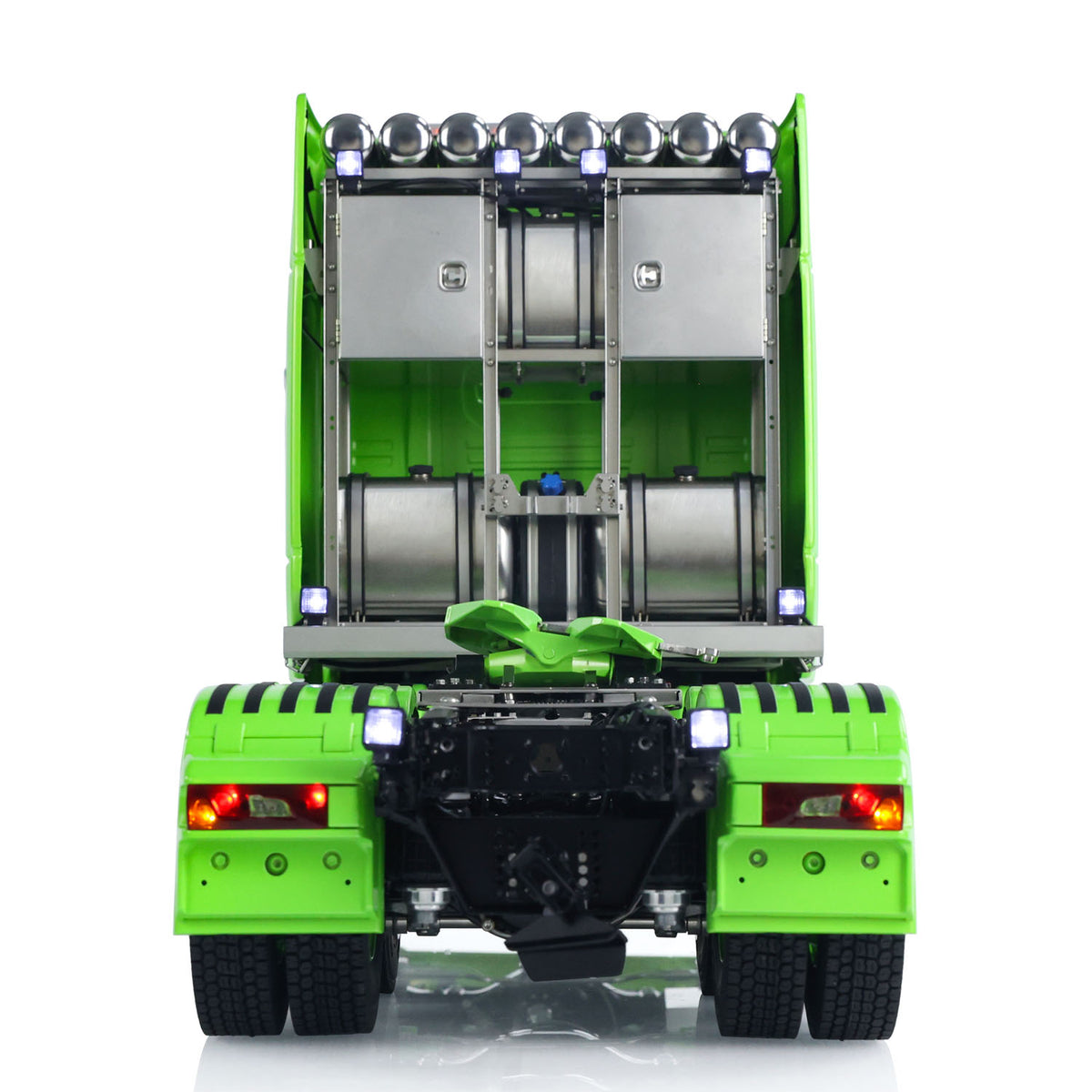 8x8 Metallchassis 1/14 RC Sattelzugmaschine 770S Funkfernsteuerung LKW ST8 Sender Batterie RTR Warnleuchten Scheinwerfer Magnetdach
