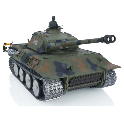 Henglong 1/16 TK7.0 Profession German Panther RTR RC Tank 3819 IR BB 360 Degrees Turret Smoke Metal Tracks Sprockets Idlers Road Wheels Gearbox