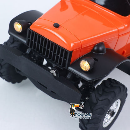 TOUCAN RC HOBBY Udi RC UCX2401 4WD 2Speed Gearbox 1/24 Remote Control Crawler RC Off Road Car Metal Chassis Rail RTR Brushed Motor Light No Sound