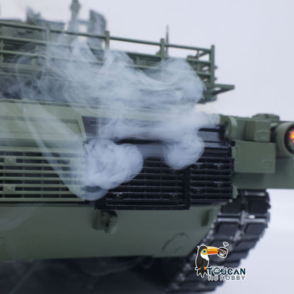 IN Stock TOUCAN 1/16 Metal RC Remote Control Tank 3918 Abrams M1A2 TUSK II Dual Flow Gearbox 360 Turret Rotary Infrared Combat Barrel Recoil FPV Battery