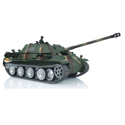 Henglong 1/16 TK7.0 Profession German Jadpanther RTR RC Tank 3869 FPV Smoke Infrared Combat BB Unit Metal Sprockets Idlers Road Wheels Tracks