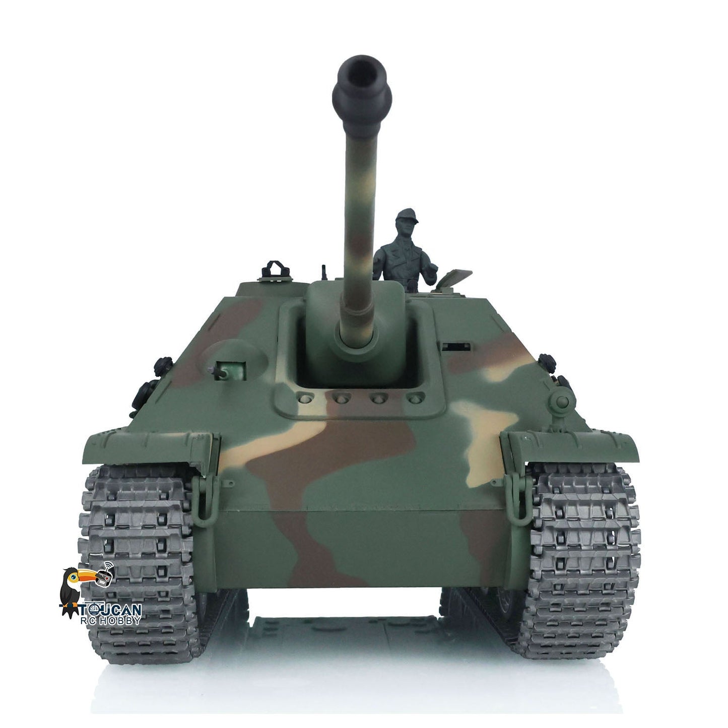 Henglong 1/16 TK7.0 3869 German Jadpanther RTR RC Tank IR BB Smoke Unit Lights 2 Sounds Metal Sprockets Idlers Road Wheels Tracks Gearbox Barrel