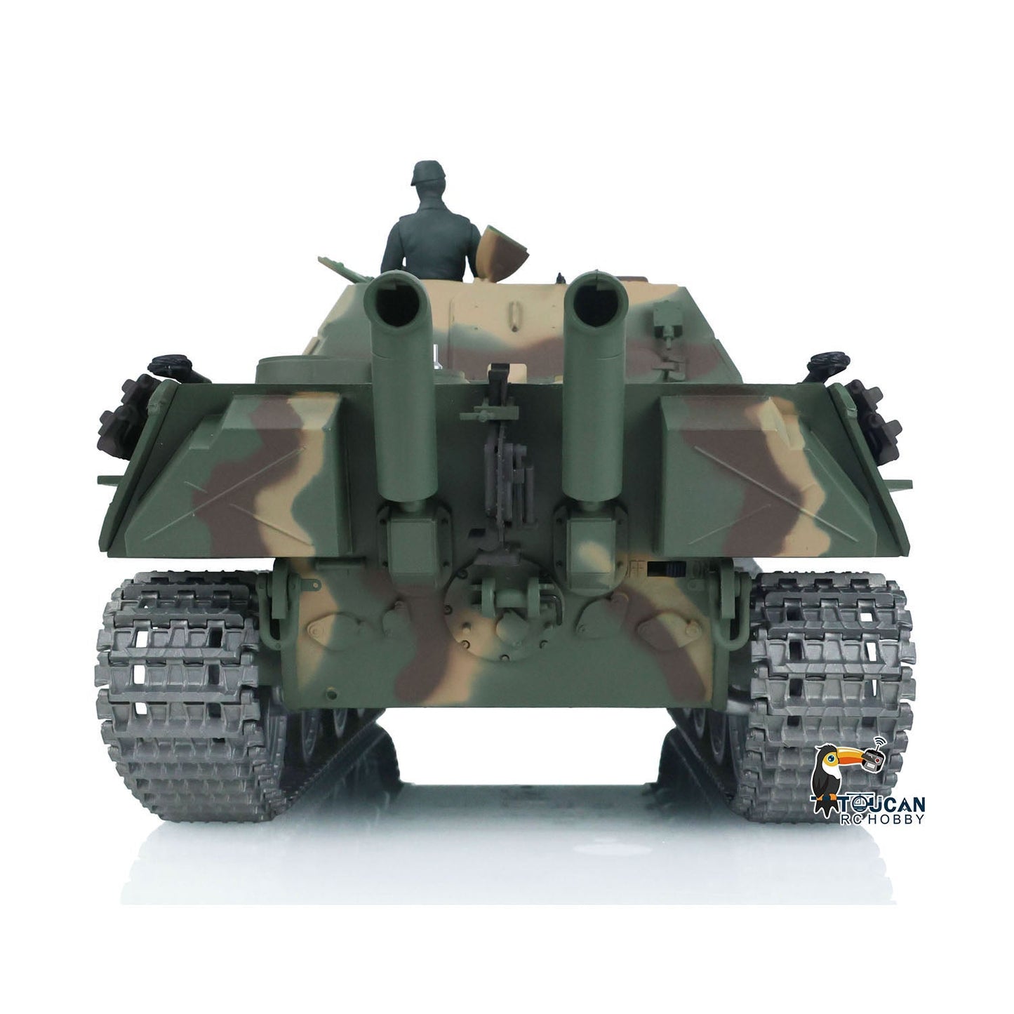 Henglong 1/16 TK7.0 3869 German Jadpanther RTR RC Tank IR BB Smoke Unit Lights 2 Sounds Metal Sprockets Idlers Road Wheels Tracks Gearbox Barrel