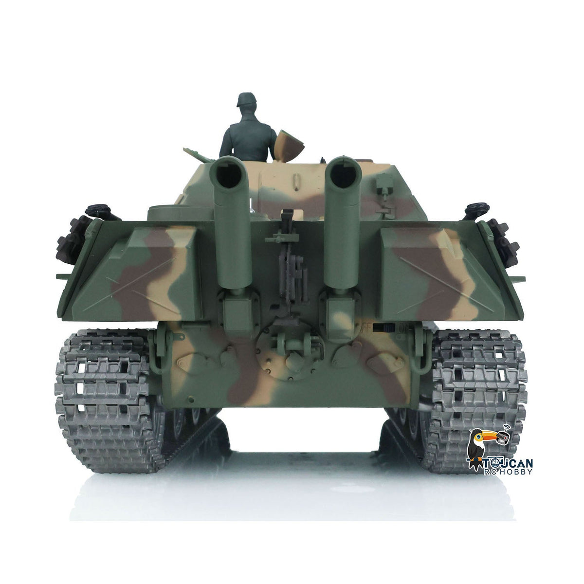 Henglong 1/16 TK7.0 Profession German Jadpanther RTR RC Tank 3869 FPV Smoke Infrared Combat BB Unit Metal Sprockets Idlers Road Wheels Tracks