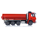 8X8 1/14 Hydraulischer RC Vollkipper Metall Fernbedienung Roll On Off Kipper BZ 3363 Automodell Sounds Lichter FlySky ST8 Radio