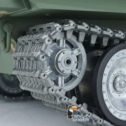 Henglong 1/16 TK7.0 Profession German Jadpanther RTR RC Tank 3869 FPV Smoke Infrared Combat BB Unit Metal Sprockets Idlers Road Wheels Tracks
